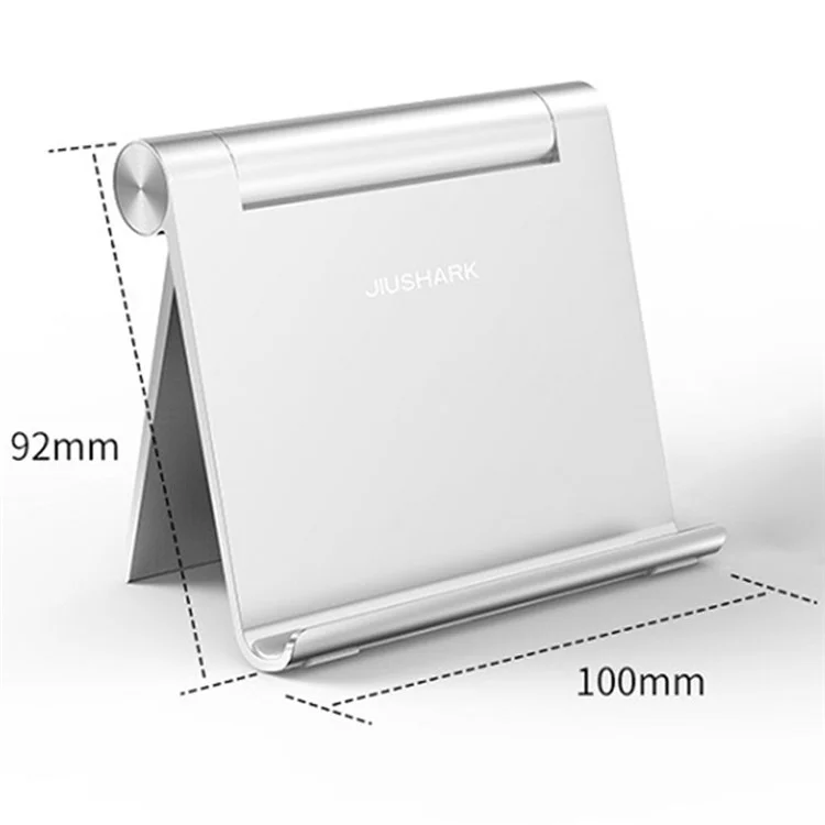JIUSHARK JC-3PLUS Aluminum Alloy Tablet Stand Holder Desktop Mount Cell Phone Display Stand
