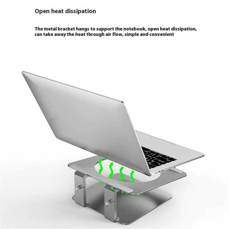JIUSHARK 17-inch Notebook Desktop Heat Dissipation Stand Aluminum Alloy Laptop Heighten Bracket
