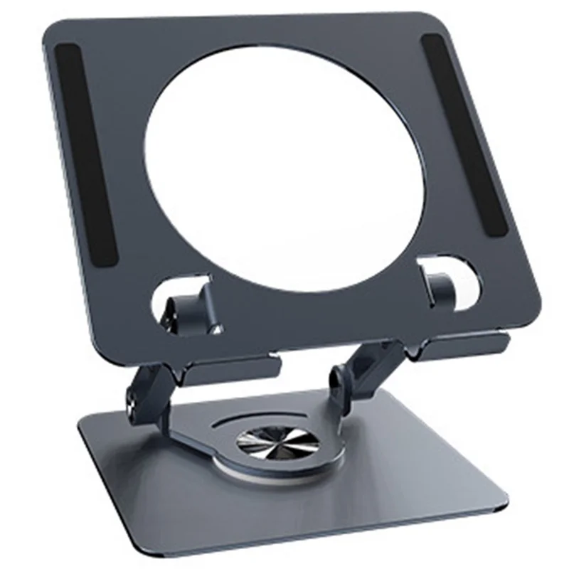 X1 360 Degree Rotating Mobile Phone Stand Foldable Tablet Bracket for Semiconductor Cooler - Dark Grey