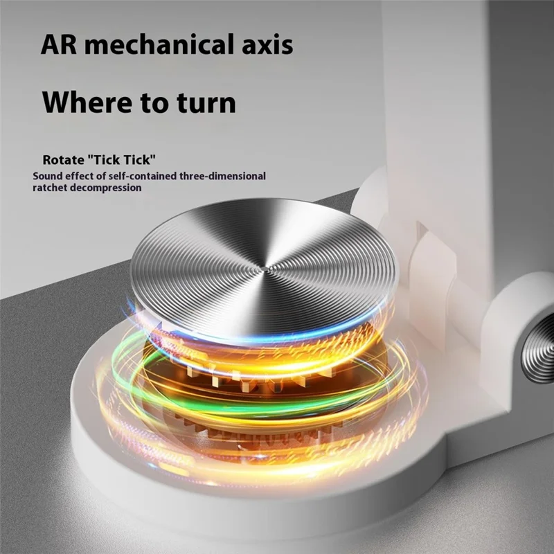 XWJ-3062 360 Degree Rotating Y-Shape Hollow Out Adjustable Desktop Bracket for Phone and Tablet - Silver