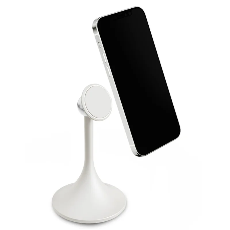 Desktop -mobiltelefonhalter Rotatable Magnetic Phone Tablet Ständer - Beige Matte