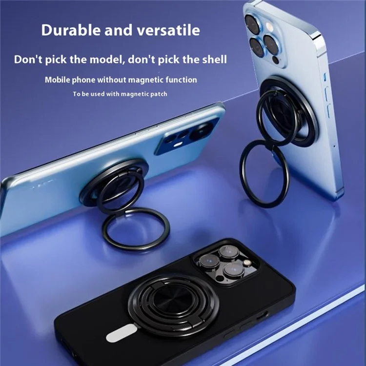 Compatible Avec le Stand de Bague de Téléphone de Magsafe - Noir