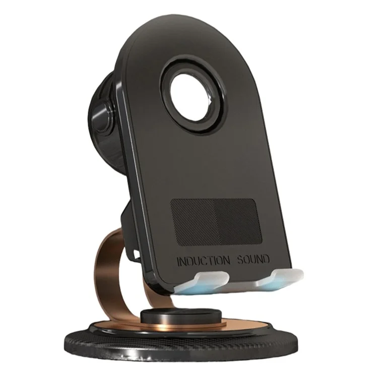 Support multifonctionnel pour téléphone H58 avec rotation à 360° et amplificateur de son par vibration