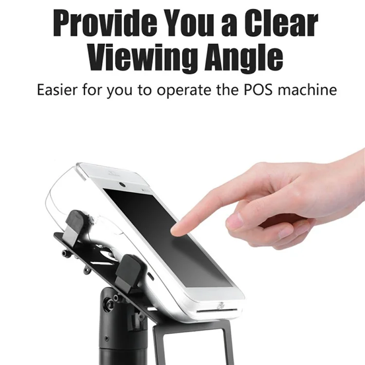Support de caisse enregistreuse de bureau avec support réglable en angle 020