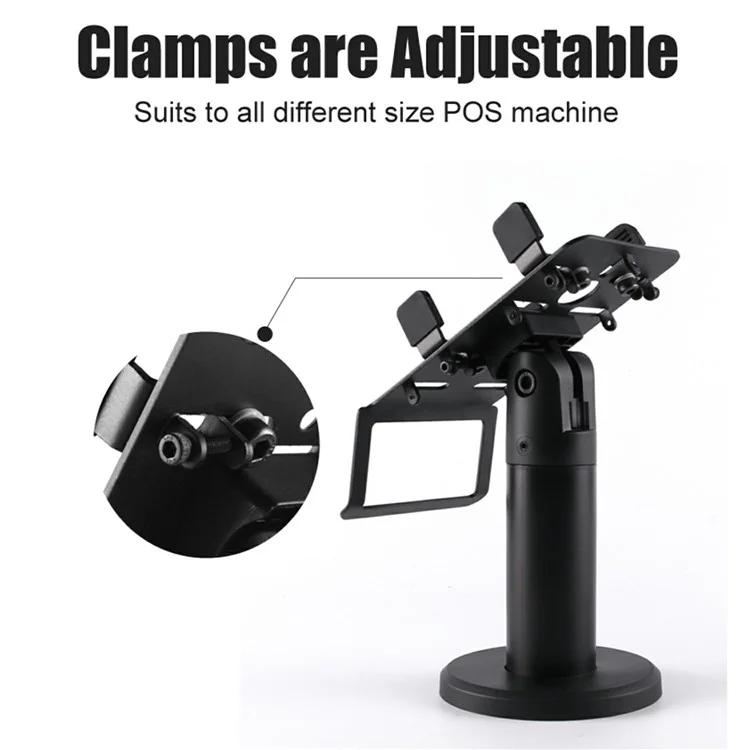 Support de caisse enregistreuse de bureau avec support réglable en angle 020