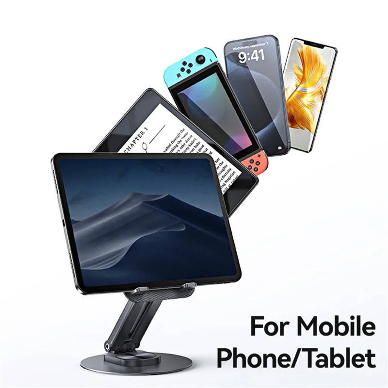 USAMS ZJ080 Desktop Tablet Stand Adjustable Phone Holder for 4.7 - 12 Inch Devices
