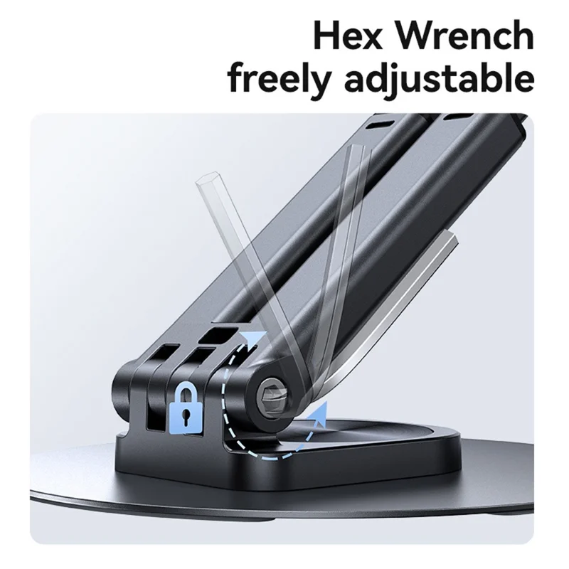 USAMS ZJ080 Desktop Tablet Stand Adjustable Phone Holder for 4.7 - 12 Inch Devices