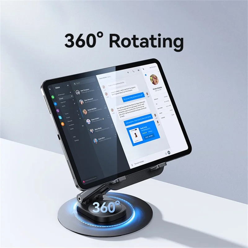 USAMS ZJ080 Desktop Tablet Stand Adjustable Phone Holder for 4.7 - 12 Inch Devices