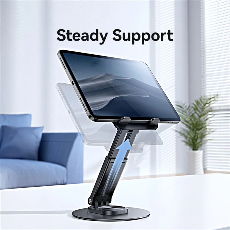 USAMS ZJ080 Desktop Tablet Stand Adjustable Phone Holder for 4.7 - 12 Inch Devices