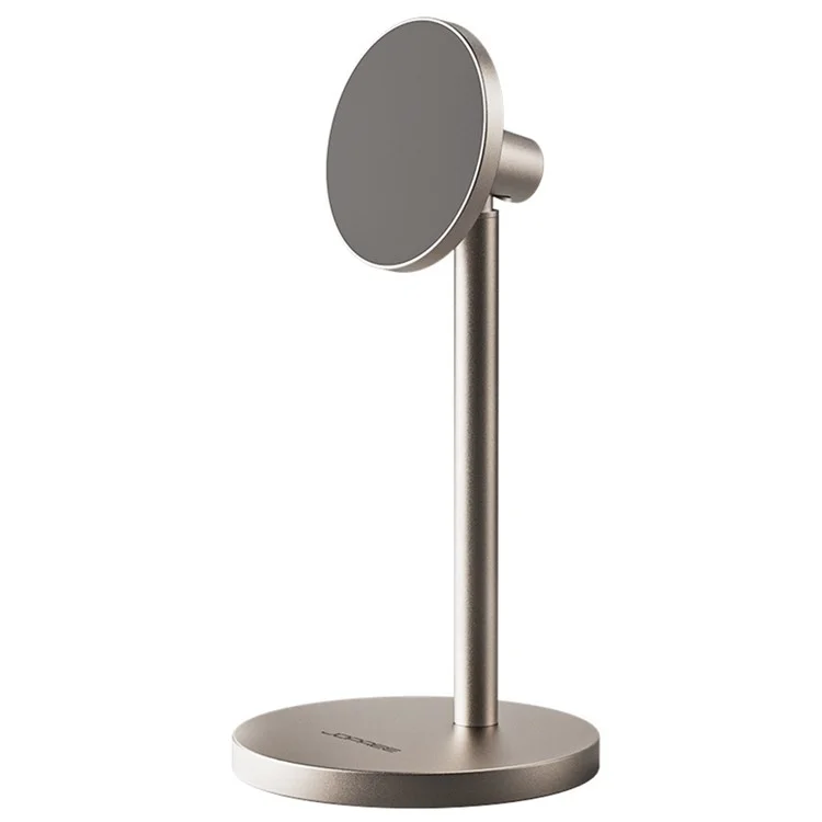 JOPREE X81 Supporto Magnetico da Scrivania per Cellulare - Porta Telefono Regolabile a 45 Gradi in Lega di Alluminio - Oro Titanio
