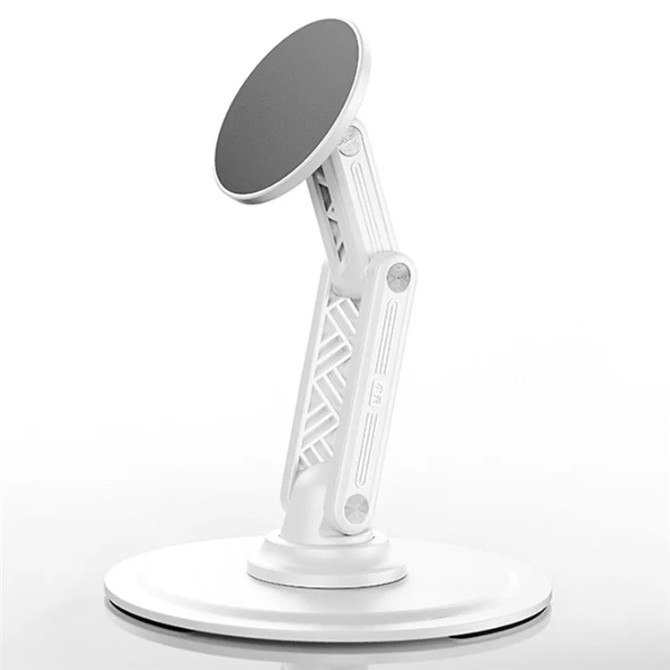 JOPREE X88M Magnetischer faltbarer Telefonständer 360° drehbarer einstellbarer Halter für Smartphones / Tablets - Weiß
