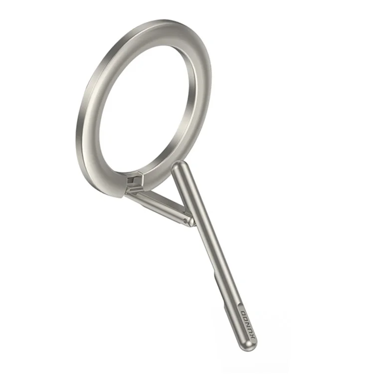 XUNDD XDHO-055 Magnetic Ring Phone Holder Rotating Aluminum Alloy Kickstand Phone Mount - Silver