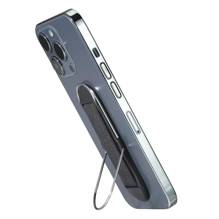 CMZWT CPS-031 Phone Kickstand Holder Vertical Horizontal Phone Stand Hand Strap - Black