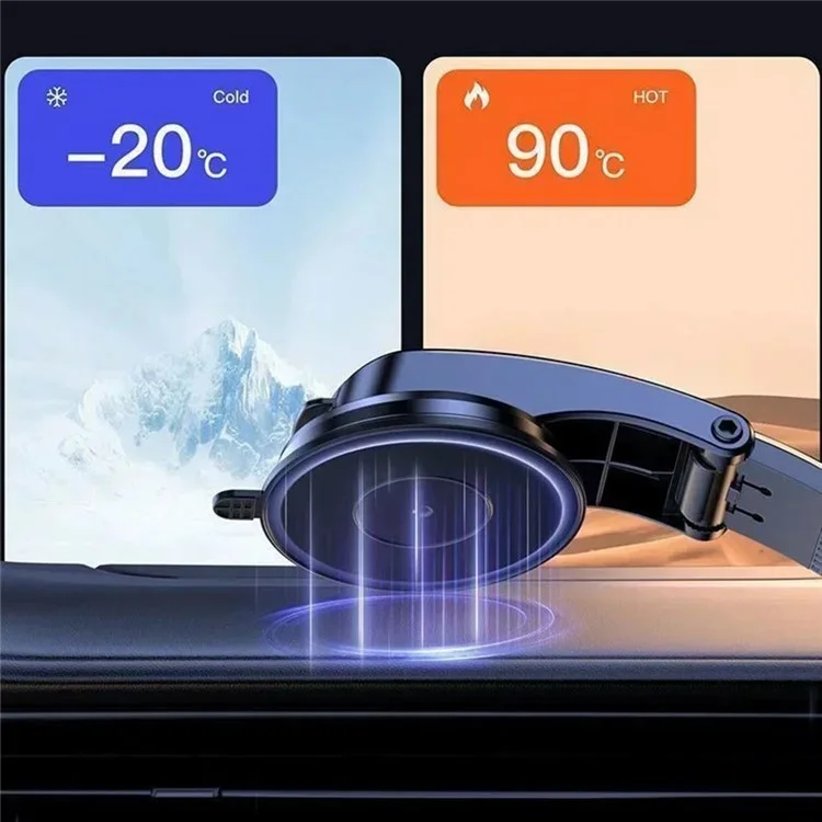 K03B Car Phone Holder Windscreen Dashboard 360° Rotation Suction Cup Mobile Phone Mount