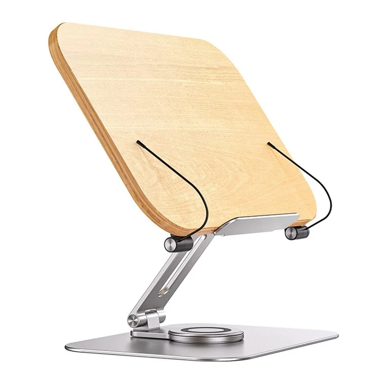 R02 Wood + Alluminio in Lega Laptop Staffa a 360 Gradi Rettenzione Deskshop Stand Desktop