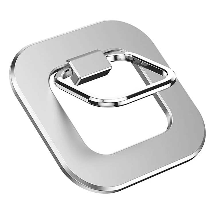 Magnetic Desktop Phone Mount Cell Phone Ring Finger Kickstand Compatible with MagSafe for iPhone 12 13 - Silver