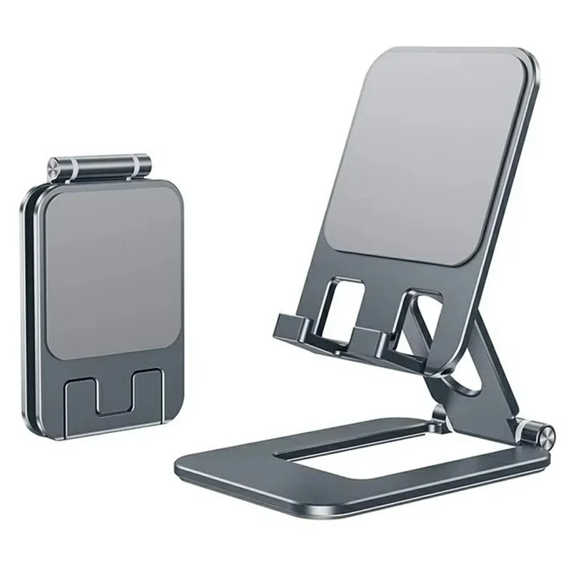 T2 Adjustable Height Aluminum Alloy Desktop Stand for Phone Tablet Holder Foldable Bracket Up to 11 Inch
