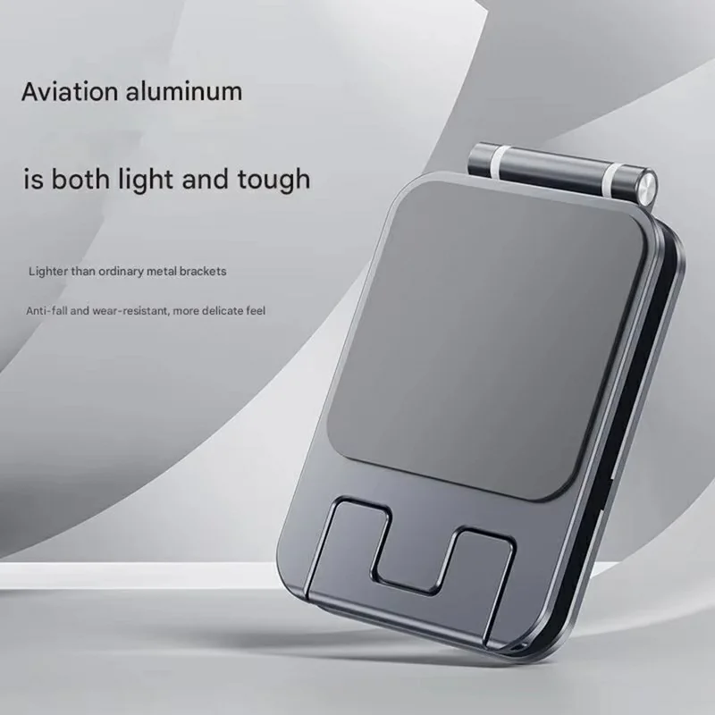 T2 Adjustable Height Aluminum Alloy Desktop Stand for Phone Tablet Holder Foldable Bracket Up to 11 Inch