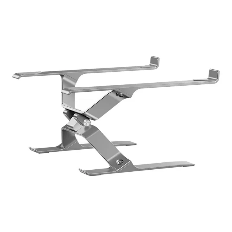 P70 X Shape Aluminum Alloy Stand for Laptop / Tablet Height Adjustable Foldable Cooling Bracket - Silver