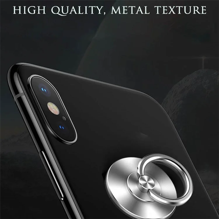 304 Stainless Steel Phone Back Ring Buckle Rotatable Adhesive Cellphone Holder Kickstand