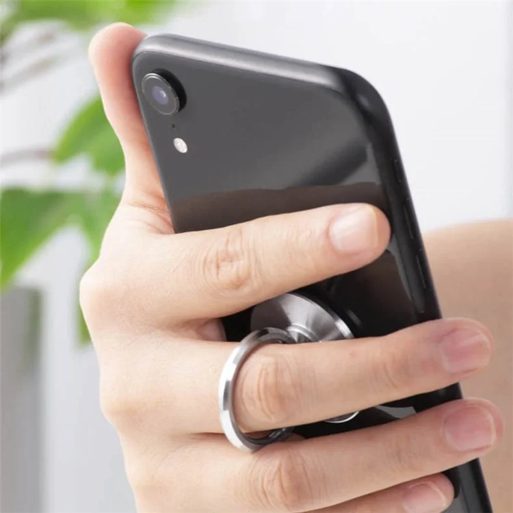 304 Stainless Steel Phone Back Ring Buckle Rotatable Adhesive Cellphone Holder Kickstand