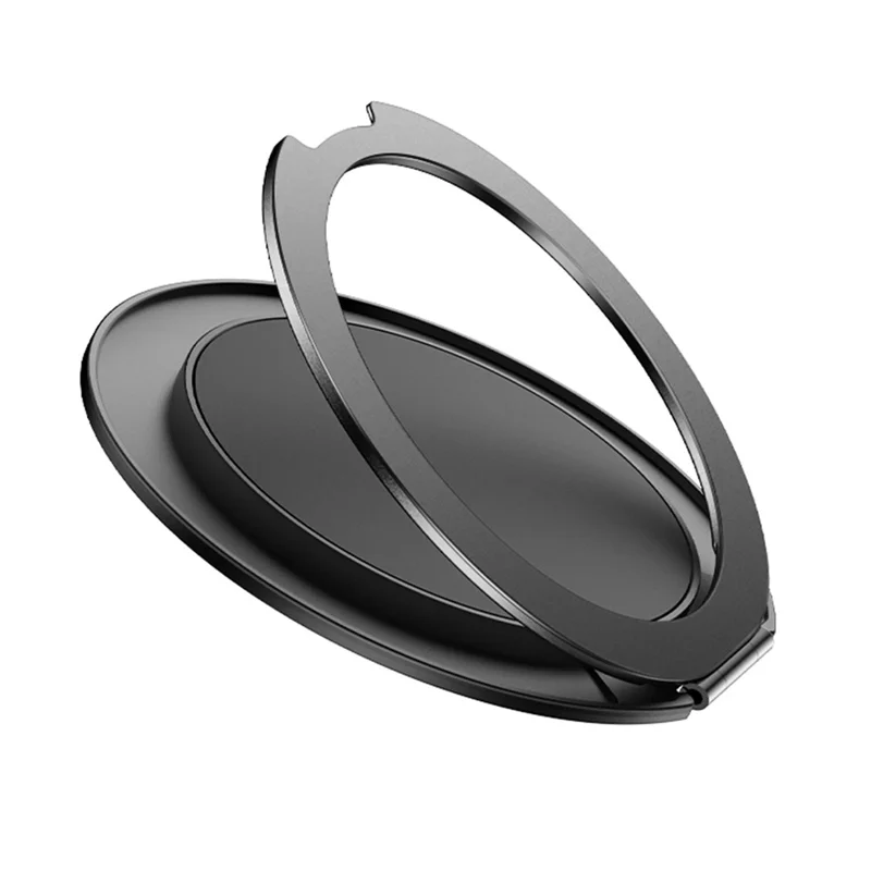 Q3 Magnetic Ring Holder Compatible with MagSafe Adhesive Finger Ring Grip Stand - Black