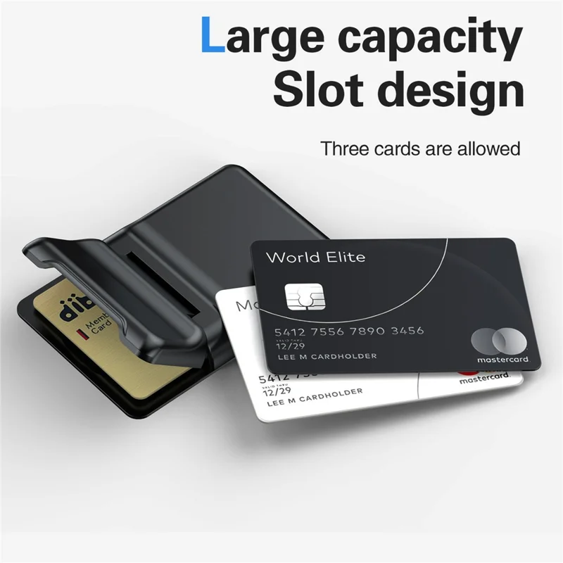 AHASTYLE WG151 Portefeuille magnétique Porte-carte compatible avec la coque en silicone MagSafe Support de téléphone - Bleu bébé