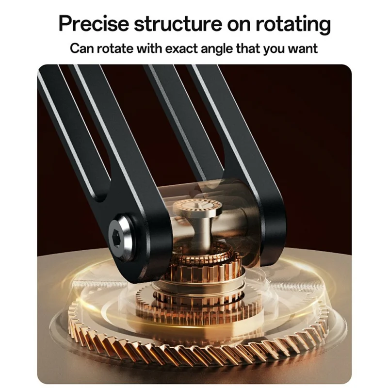 YESIDO C300 Aluminum Alloy 360 Degree Rotating Desktop Stand for Phones Tablets Bracket