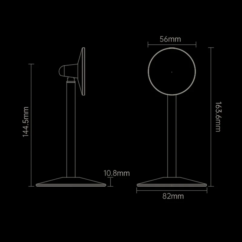 T18 Magnetic Cellphone Holder Desktop Mount Aluminum Alloy Multifunctional Lazy Phone Stand