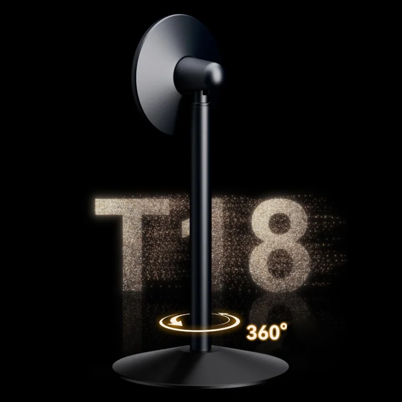 T8R 360 Degree Rotatable Magnetic Cellphone Holder Aluminum Alloy Desktop Mount Lazy Phone Stand