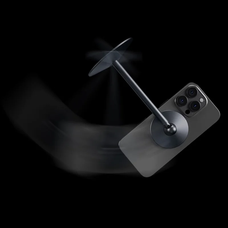 T8R 360 Degree Rotatable Magnetic Cellphone Holder Aluminum Alloy Desktop Mount Lazy Phone Stand