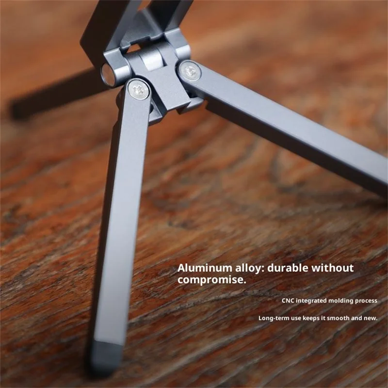 E08 Supporto per telefono da scrivania Titolare pigro magnetico Pieghevole Multifunzione Attacco magnetico forte per live streaming