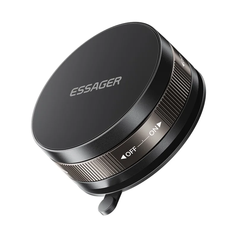 ESSAGER 360 Degree Rotation Magnetic Phone Mount Suction Cup Base Cellphone Holder for Car Dashboard