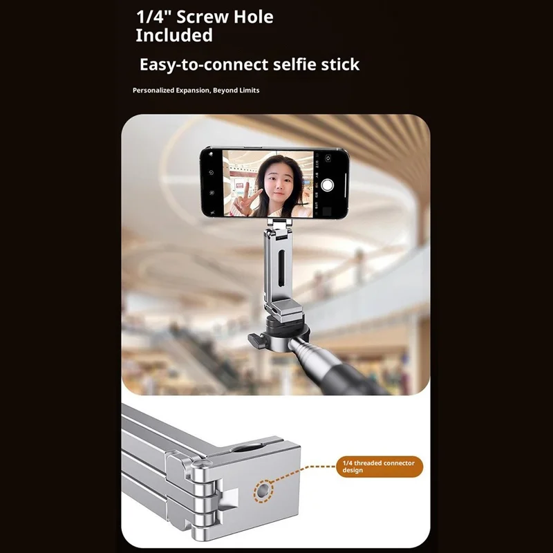 Bulk Purchasing Compatible with MagSafe 360 Degree Rotating Clip-on Desktop Phone Holder Foldable Tripod for Cellphone Under 6.9 Inch