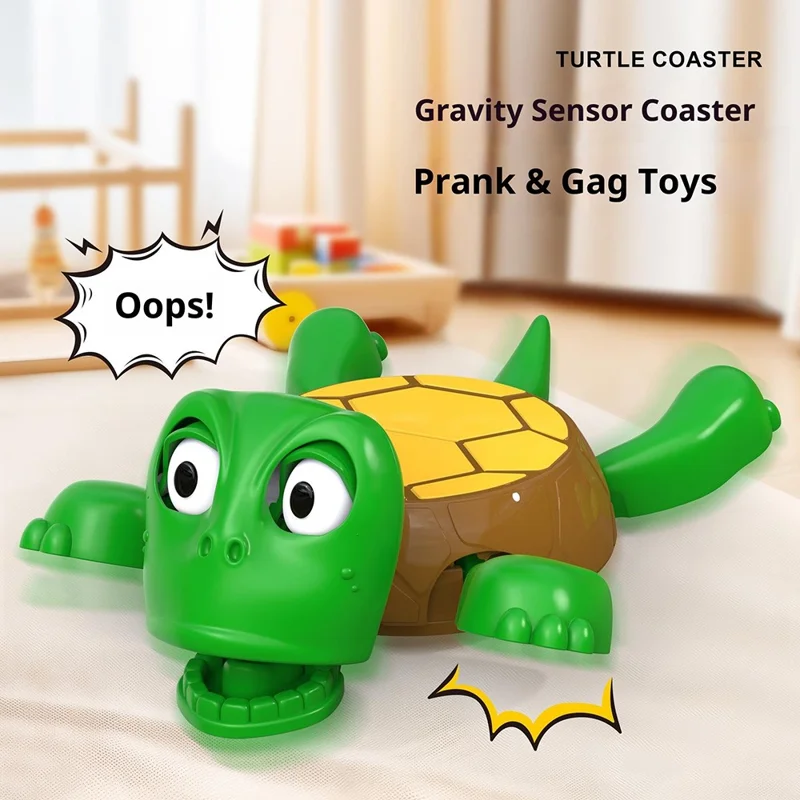 Bulk Purchasing Multifunctional Fun Turtle Coaster Interesting Expression 6.9 inch Phone Holder Stand - Light Green