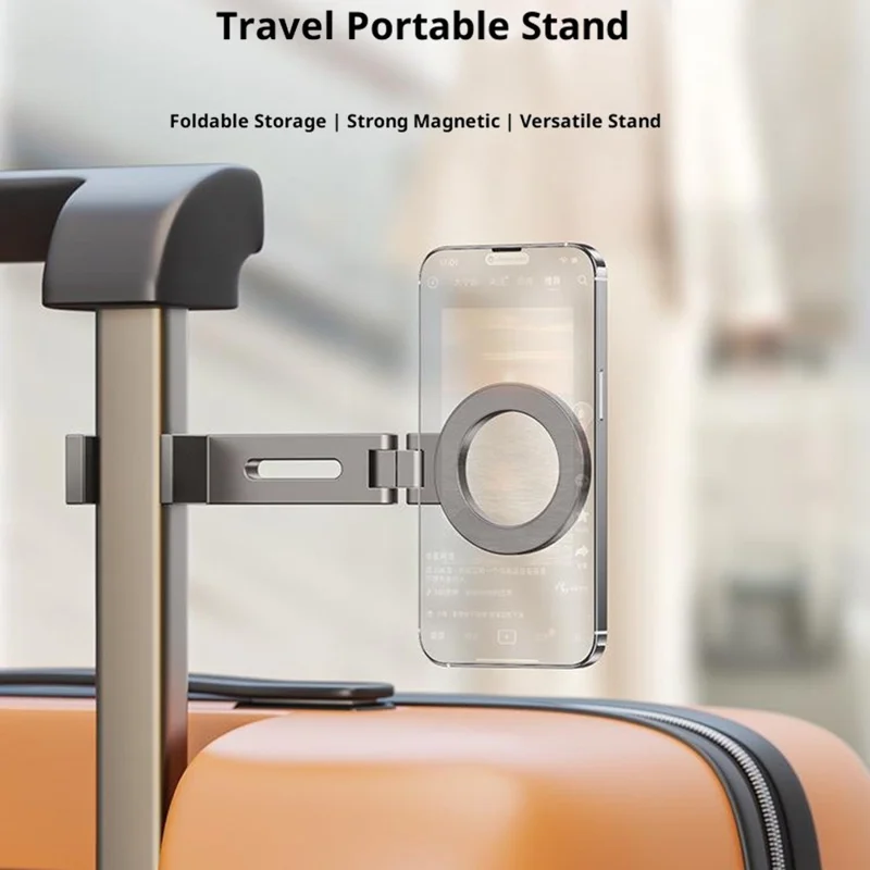 Bulk Purchasing Compatible with MagSafe Clip-on Desktop Holder for Phones Under 6.9 Inch Foldable Bracket - Grey