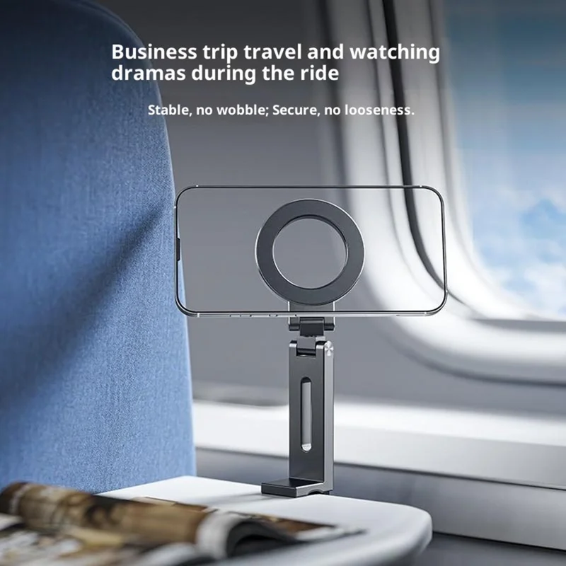 Bulk Purchasing Compatible with MagSafe Clip-on Desktop Holder for Phones Under 6.9 Inch Foldable Bracket - Grey