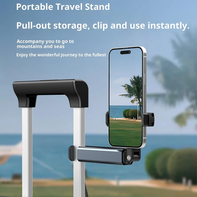 Bulk Purchasing For 4.7-6.9 Inch Phones Foldable Stand Clip-on Portable Rotating Desk Holder - Grey
