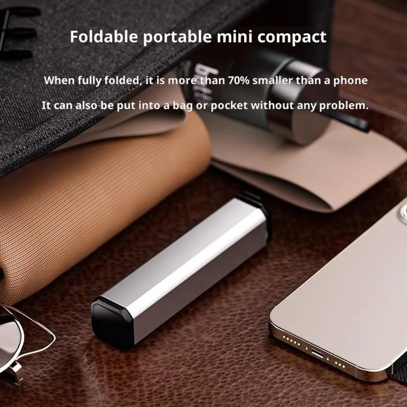 Bulk Purchasing For 4.7-6.9 Inch Phones Foldable Stand Clip-on Portable Rotating Desk Holder - Grey