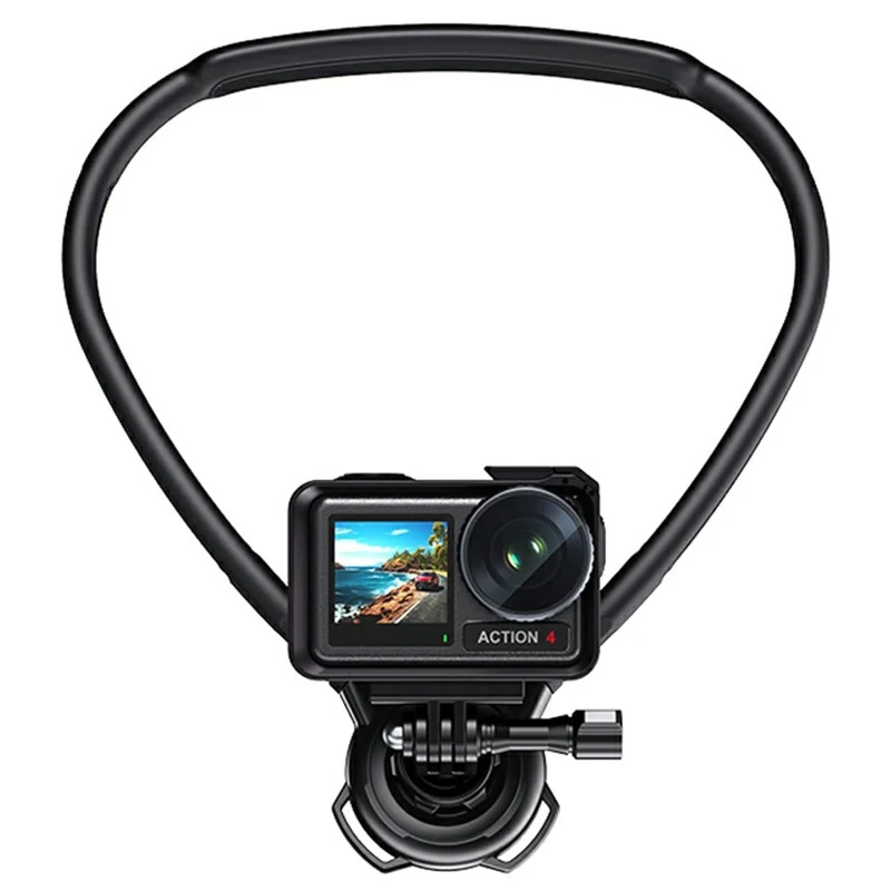 G01 POV-klampe til kamera til DJI Osmo Action 5 Pro / 4 / GoPro Hero 13 / 12 / Insta360 Ace Pro, roterbar halsholder og beslag