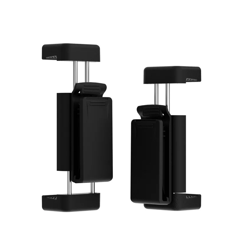 Uniwersalny uchwyt do telefonu z obrotem 360°, klips na pasek, stojak do telefonu, regulowany zakres zaciskania 5,8-9,5 cm – Czarny