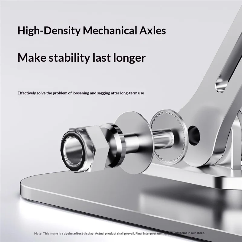 0031 Soporte Ajustable de Altura y Ángulo para Portátil, Soporte de Metal de Enfriamiento para Escritorio para Notebook/Tablet, Modelo Básico - Blanco