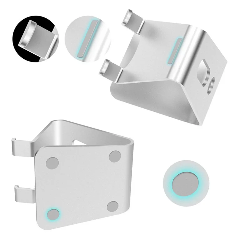 For Mobile Phone / Tablet within 8inch Aluminum Alloy Hands-free Bracket Anti-skid Desktop Stand