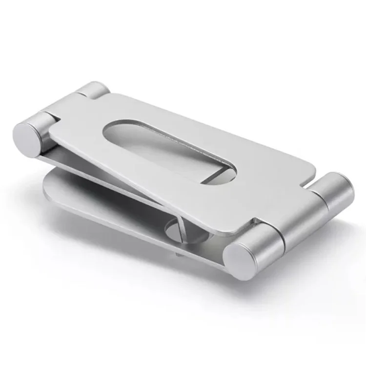 Aluminum Alloy Folding Mobile Phone Holder Portable Angle Adjustable Desktop Tablet Stand