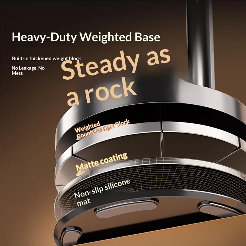 Suporte Ajustável para Telemóvel e Tablet T19, Altura e Ângulo Reguláveis, Suporte de Secretária para Ver Vídeos, Trabalho e Transmissões em Direto - Preto