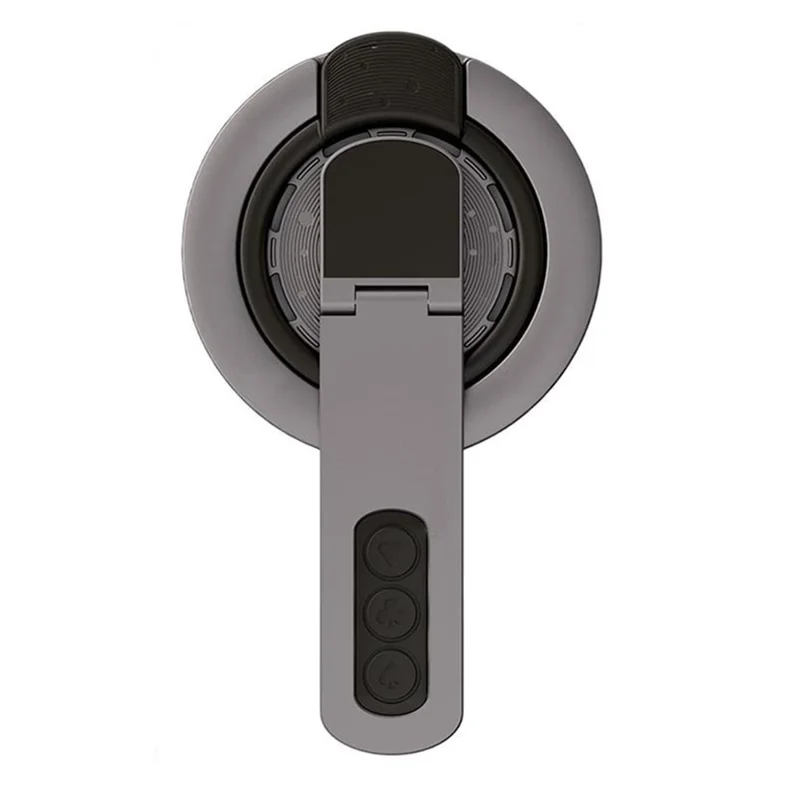 Magnetic Finger Ring Holder Kickstand 360 Degree Rotating Phone Grip Stand - Black