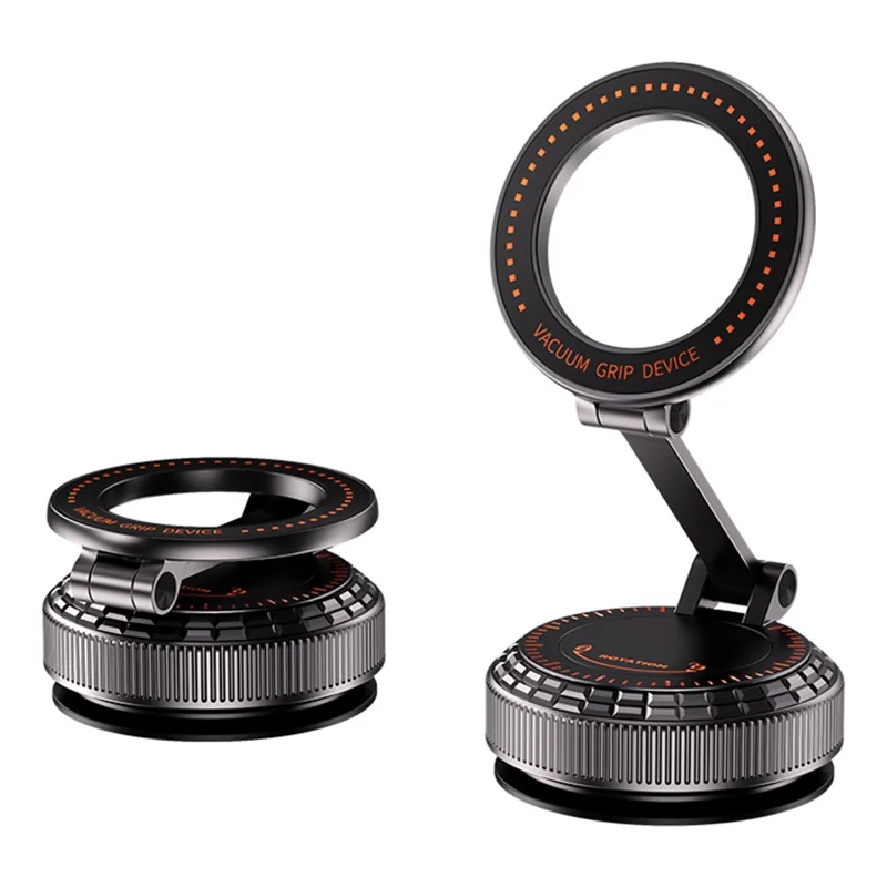 K09 Dashboard Suction Cup Car Phone Holder Magnetic Vacuum Mount Stand for Smartphones Navigation Support