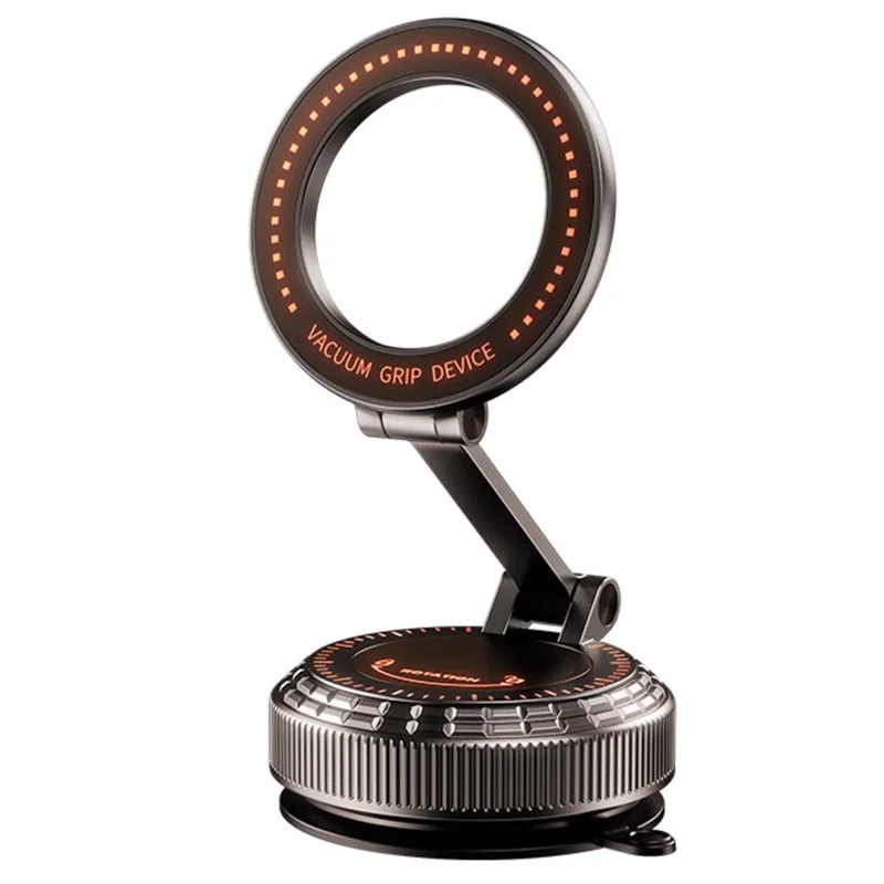 K09 Dashboard Suction Cup Car Phone Holder Magnetic Vacuum Mount Stand for Smartphones Navigation Support