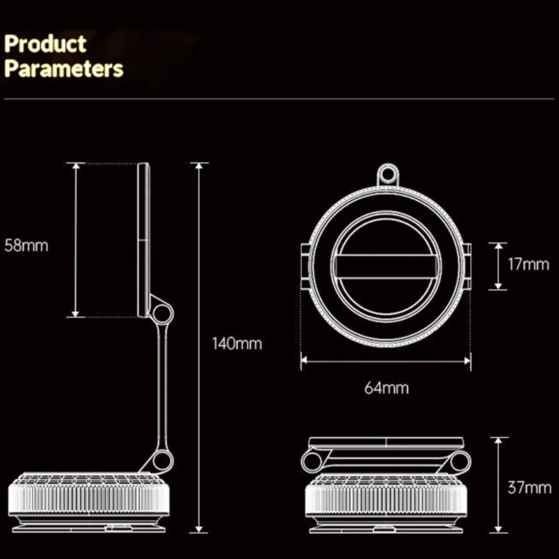 K09 Dashboard Suction Cup Car Phone Holder Magnetic Vacuum Mount Stand for Smartphones Navigation Support