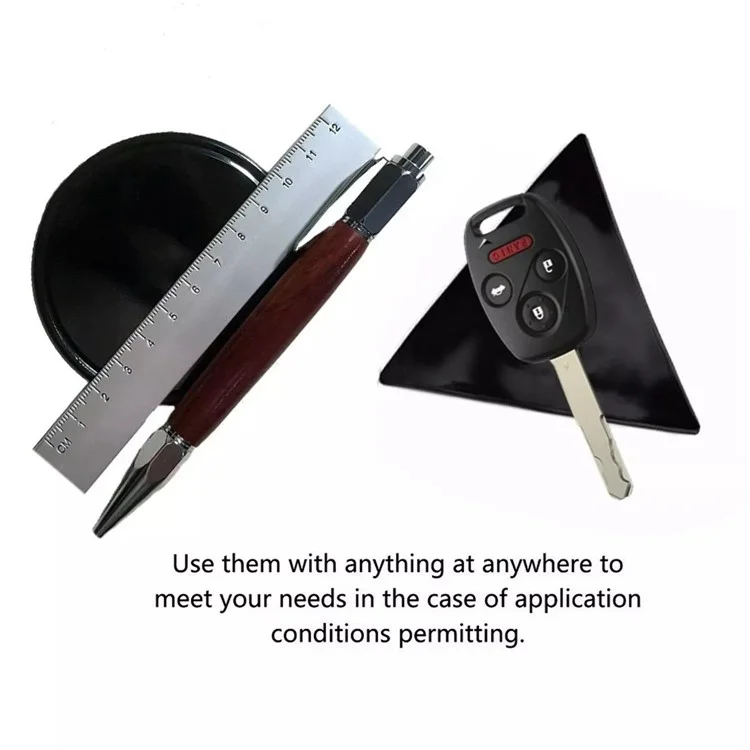 2Peças / Conjunto de Base Adesiva de Nano Gel Multifuncional para Carro Reutilizável, Base Anti-Deslizante, Suporte Mágico de Gel para Telefone